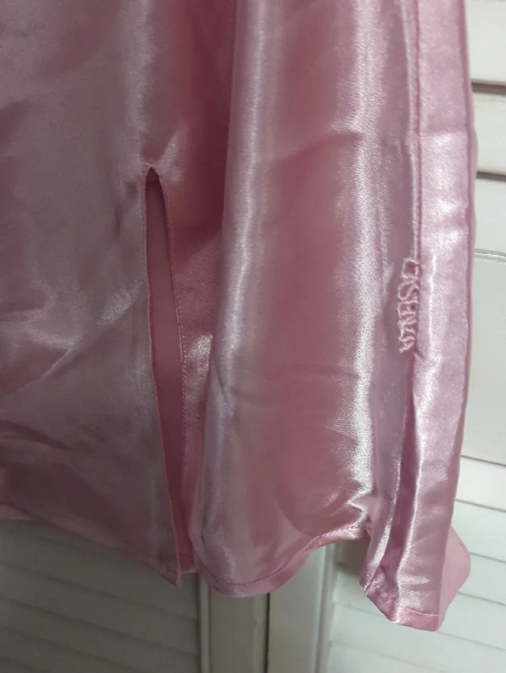 La SENZA Pale Pink Satin Slip Chemise - Picture 2 of 4